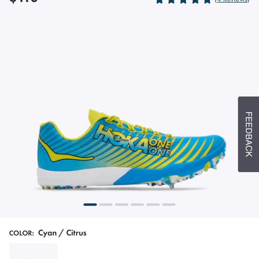 Like new HOKA XC/Cross country Spikes